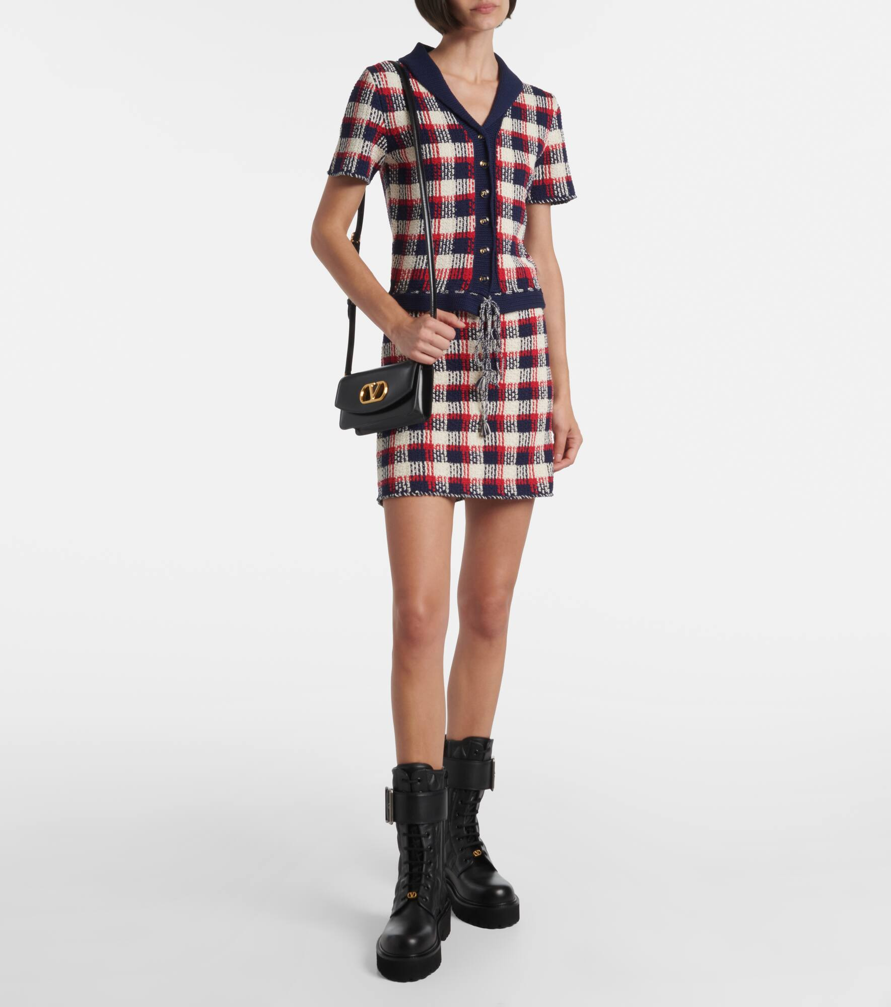 Quiltie 67 leather combat boots - 3