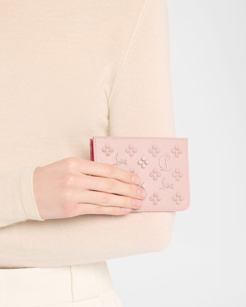 Christian Louboutin Paloma Loubinthesky Card Holder in Leather outlook