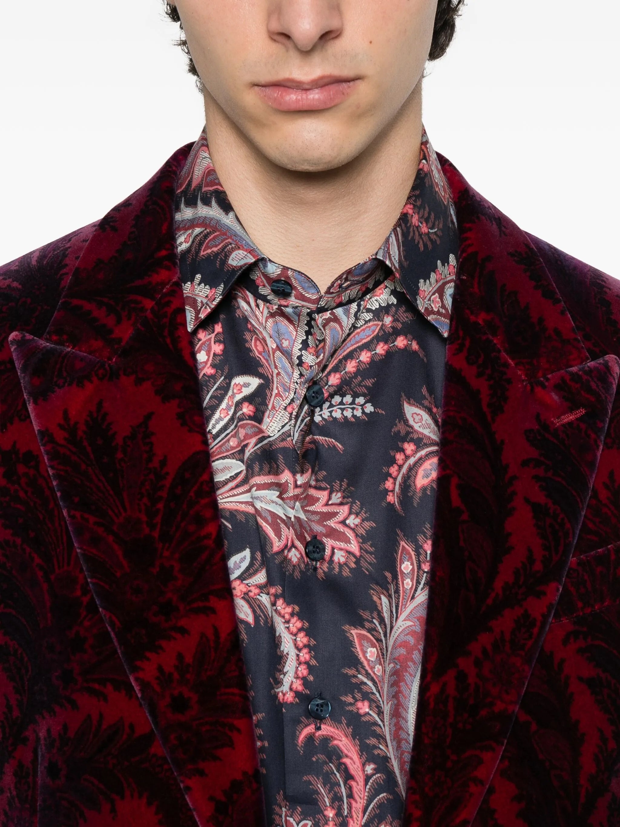 Etro Floral Paisley-print Cotton Shirt - 5