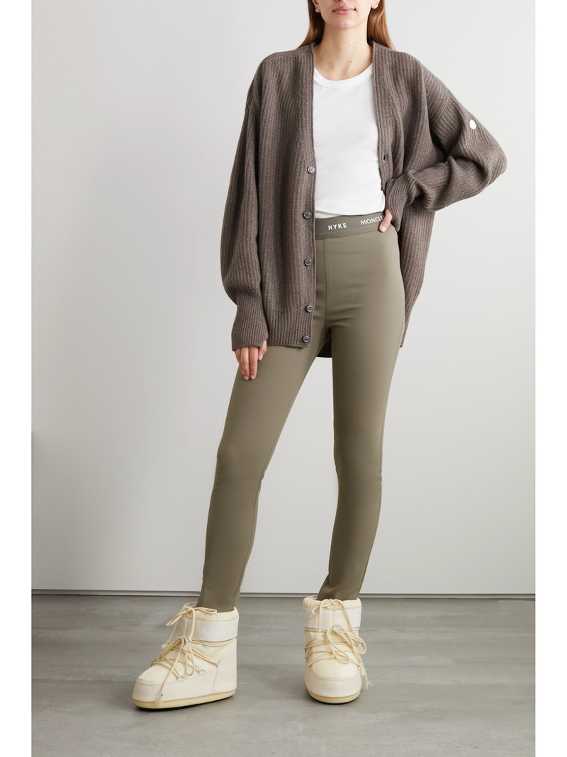 Moncler + Hyke Tech-jersey Leggings outlook