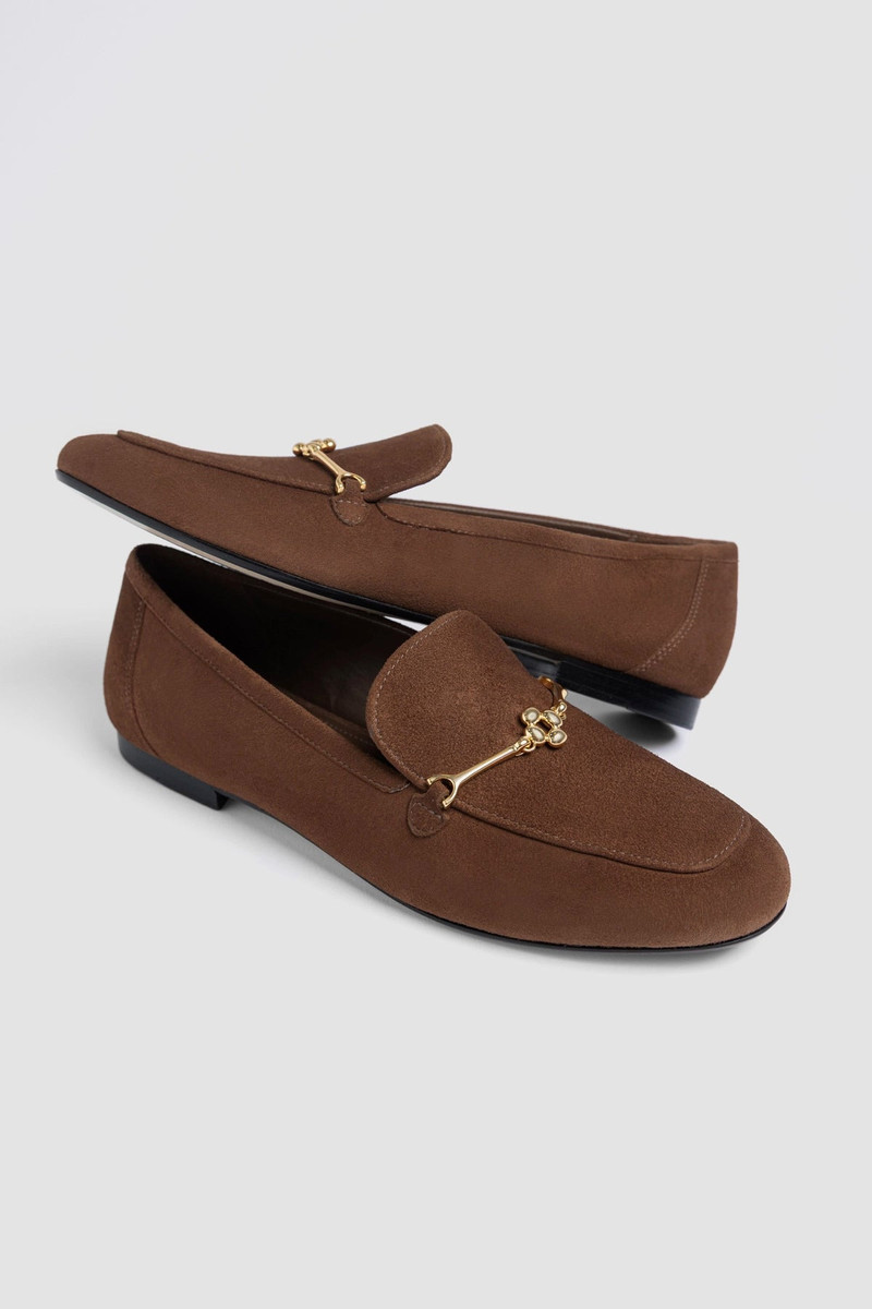 Larroudé Katherine Loafer Burnt Umber Suede outlook