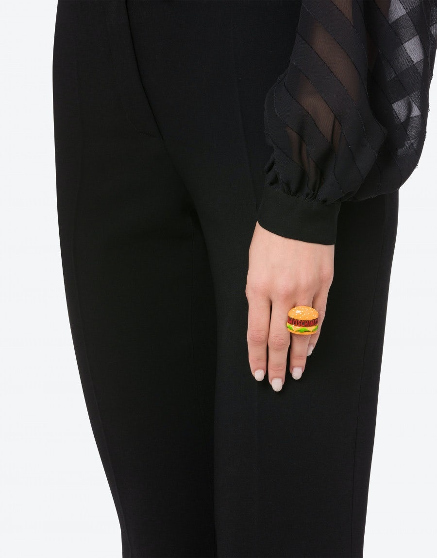 MOSCHINO HAMBURGER RING - 4