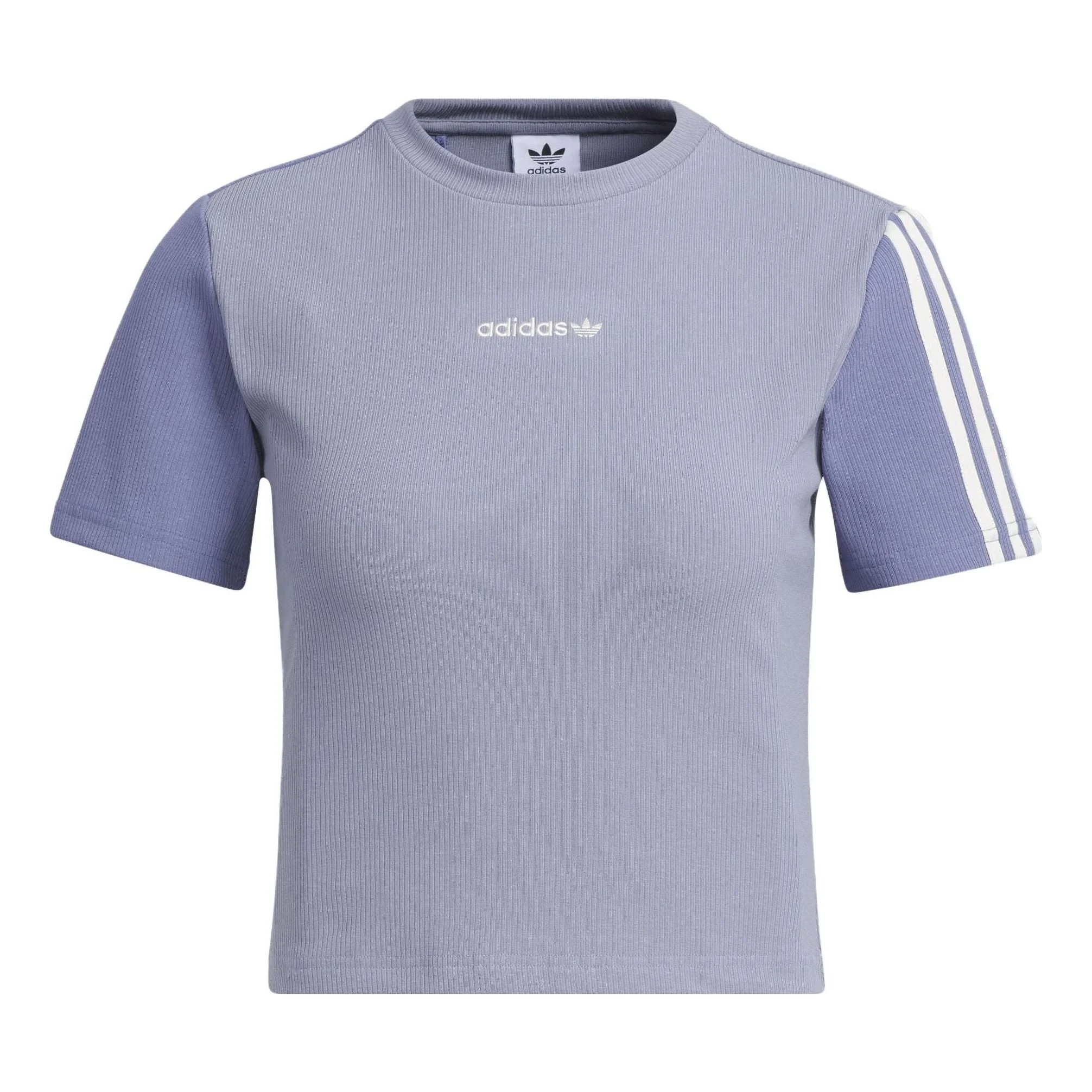 (WMNS) adidas originals Crop T-Shirts 'Purple' IU4848 - 1