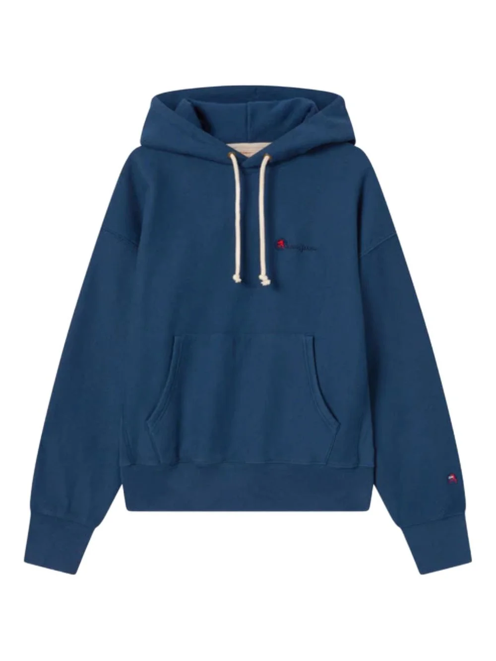 logo-embroidered hoodie - 1