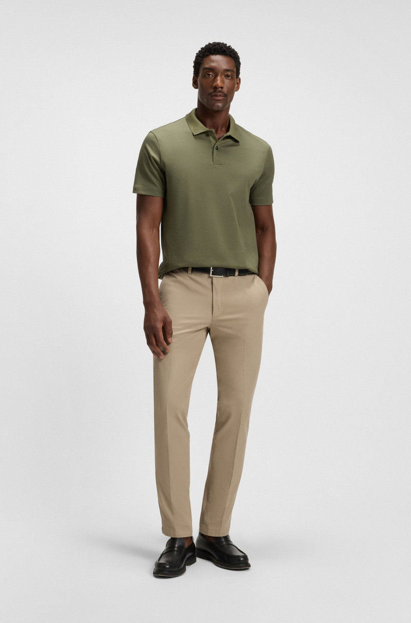 BOSS SLIM-FIT PANTS IN COTTON-BLEND TWILL outlook