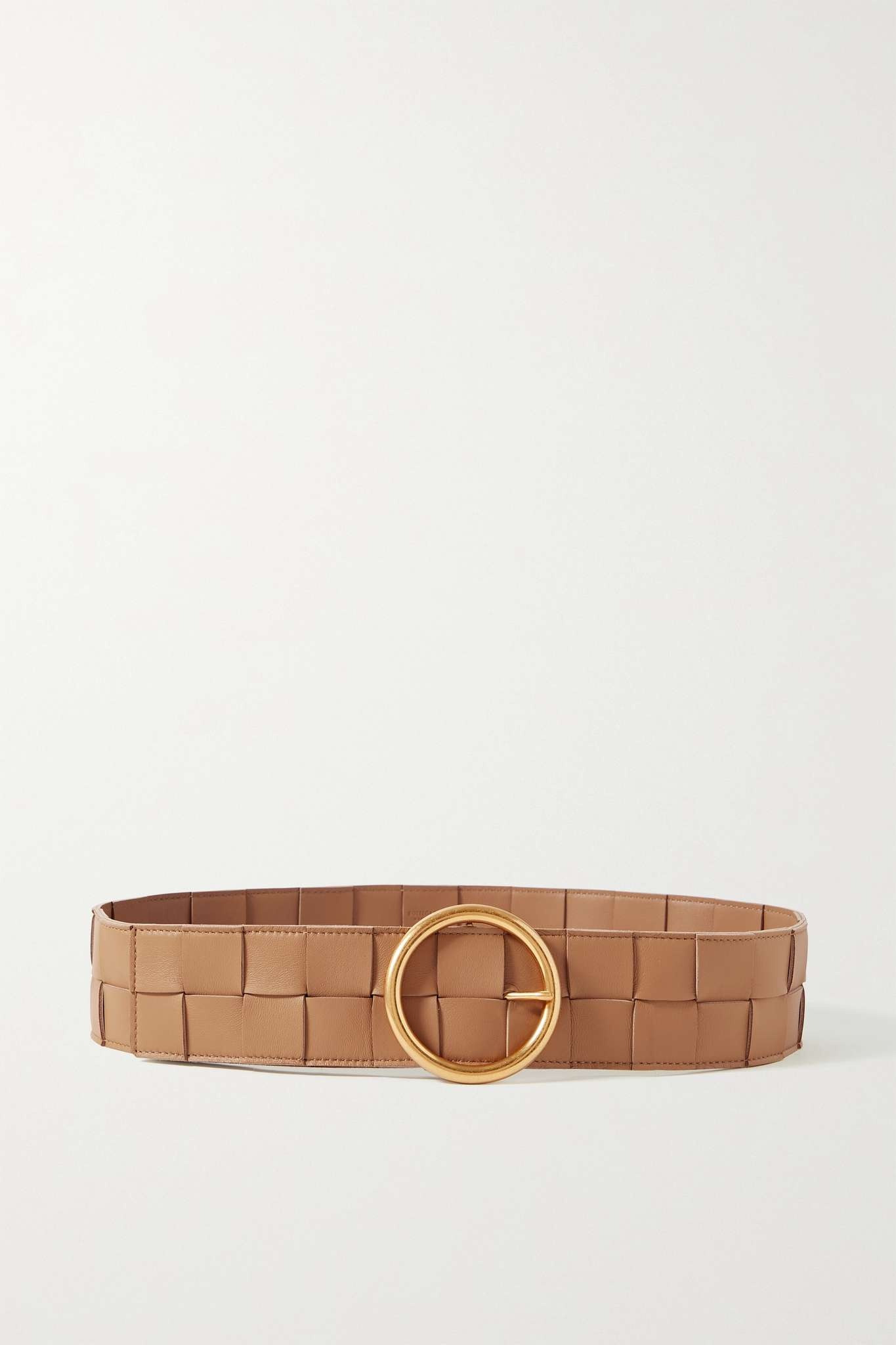 Intrecciato leather belt - 1