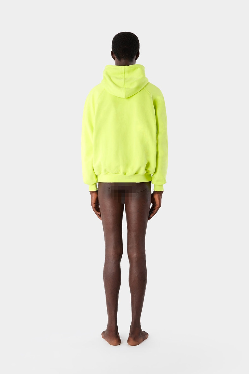 SMALL LOGO HOODIE / limeade 5