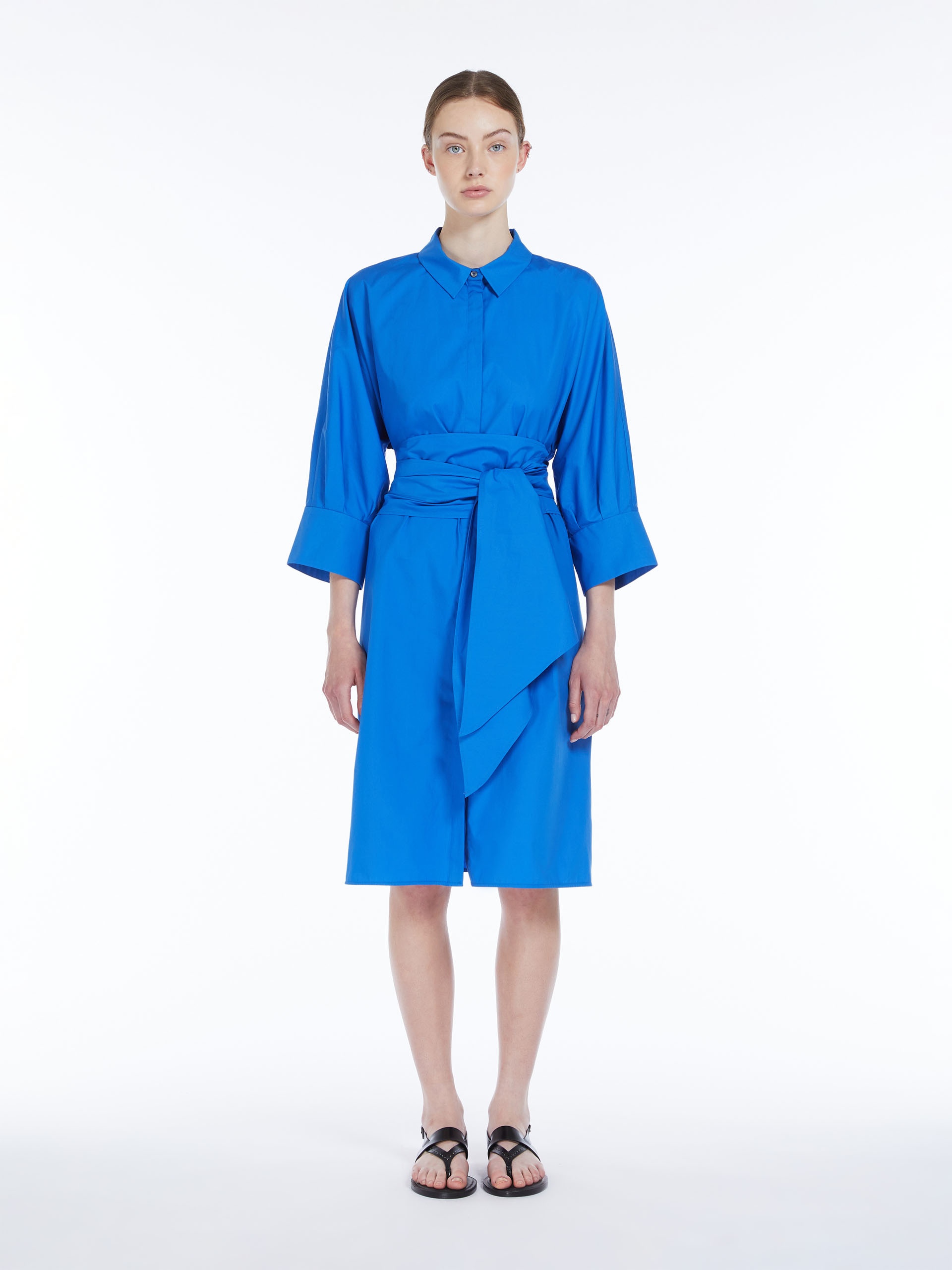 TABATA Poplin shirt dress - 3