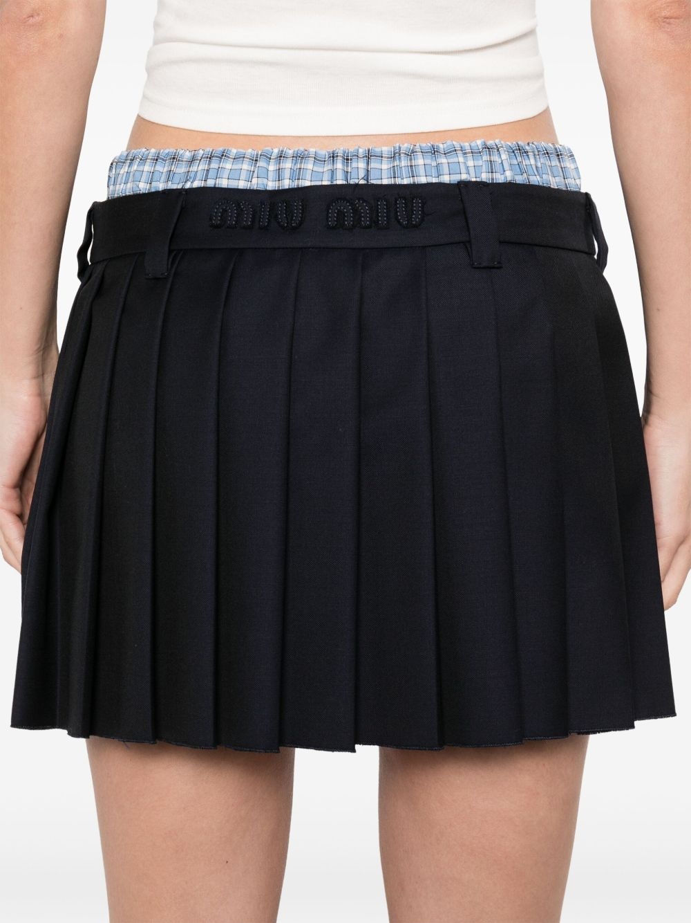 pleated mini skirt - 5
