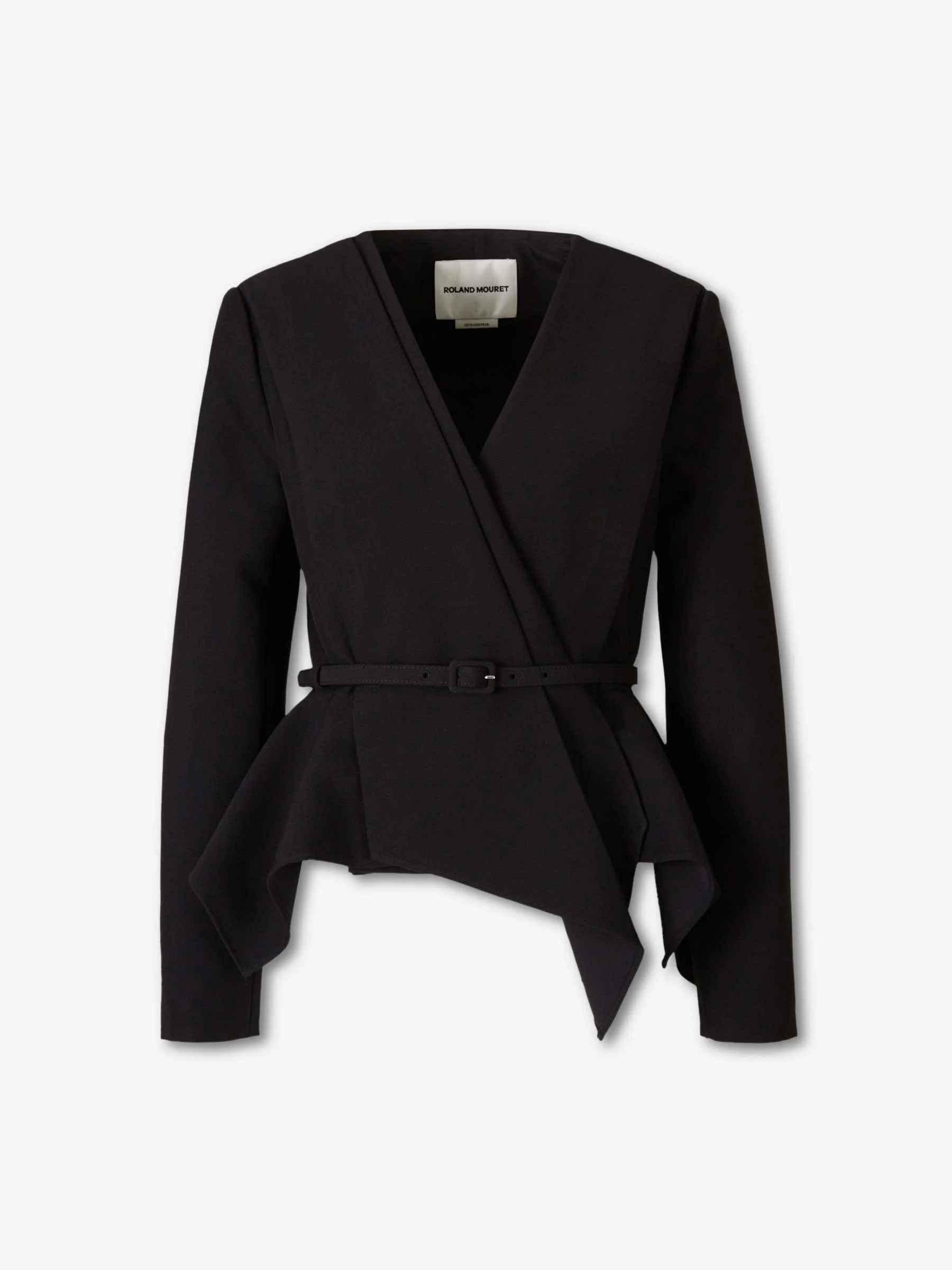 ASYMMETRICAL PEPLUM BLAZER - 1