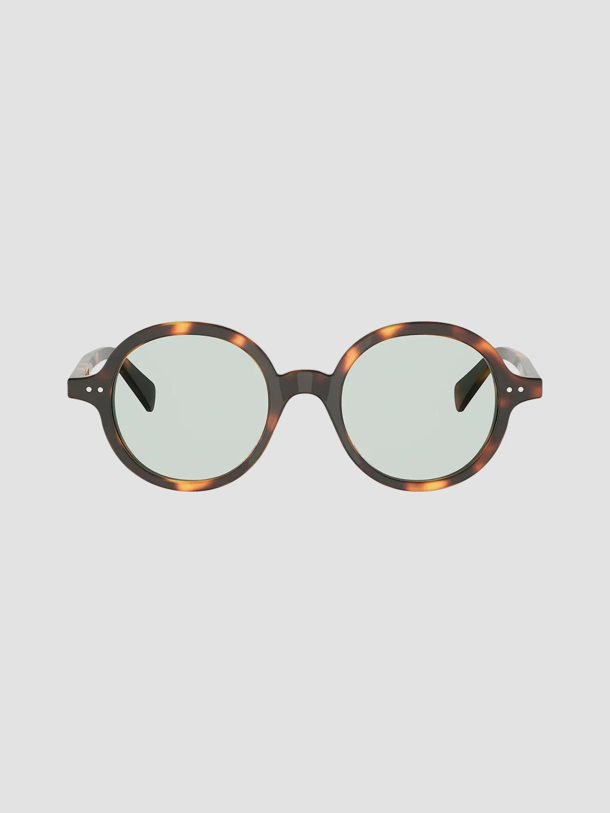 Women's Riff 48MM Round Sunglasses - Brown Green - 1