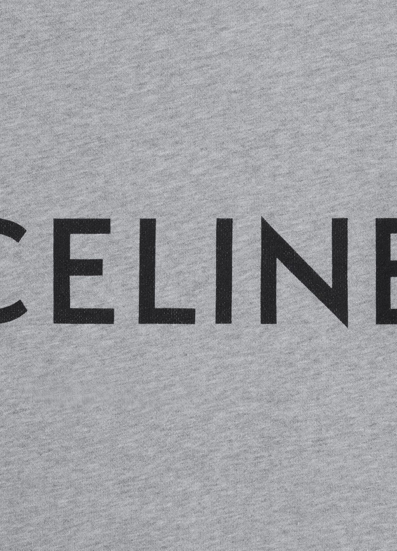 Loose Celine sweatshirt in cotton fleece 4