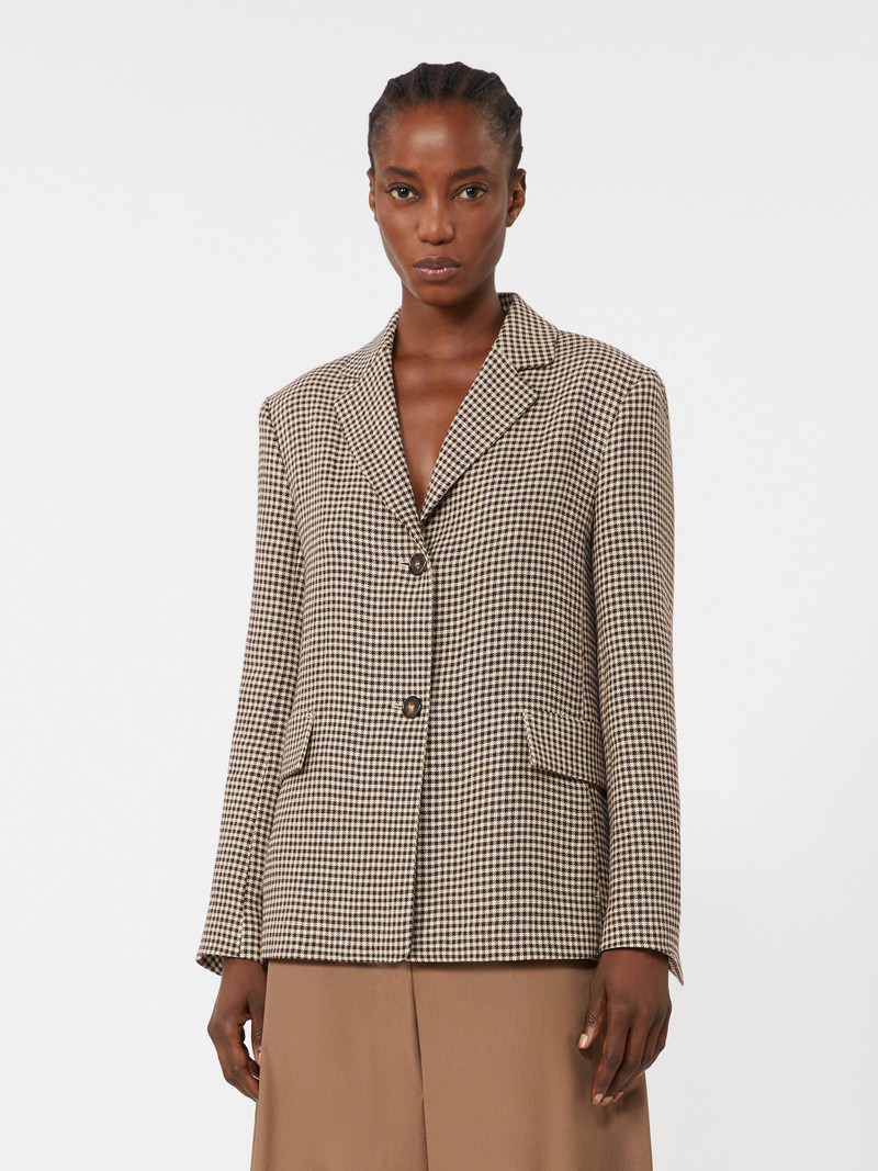 GITA Linen twill jacket - BEIGE 3
