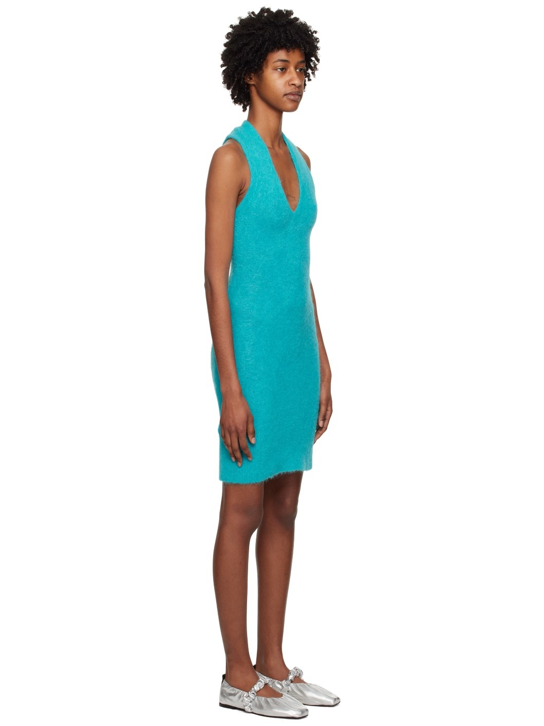 Blue Cutout Minidress - 2