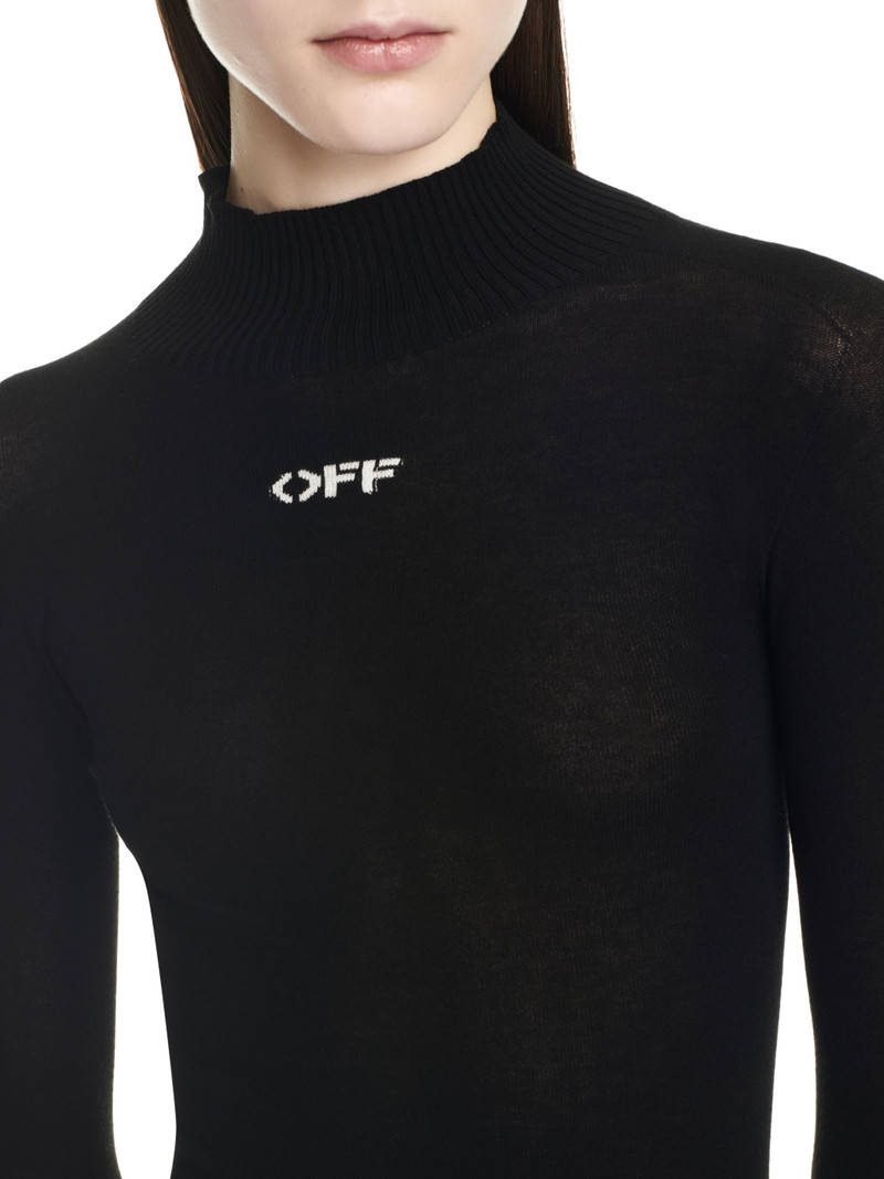 Off Stamp Slick Mini Dress 5