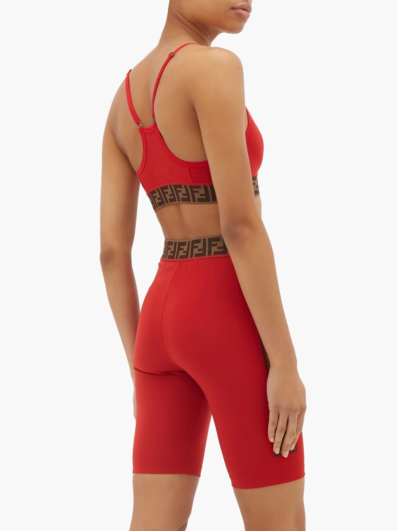 Logo-hem medium-impact sports bra - 5