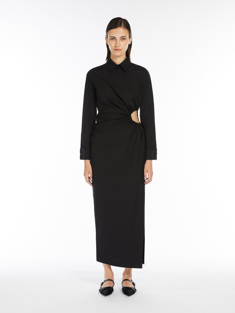 ETERE Cotton-poplin fitted dress 3