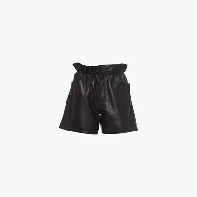 Miu Miu Nappa leather shorts outlook