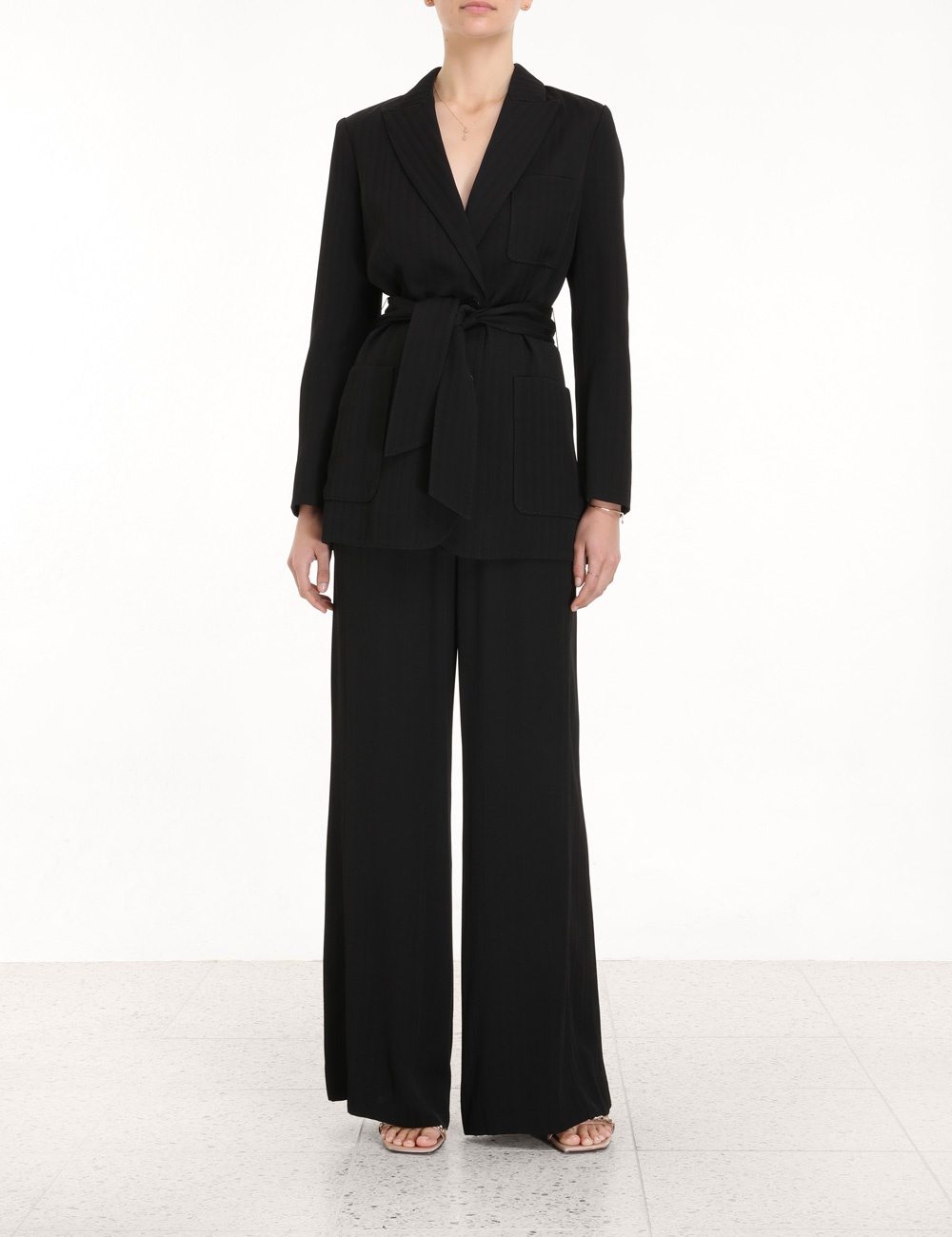 KALEIDOSCOPE BELTED JACKET - 2