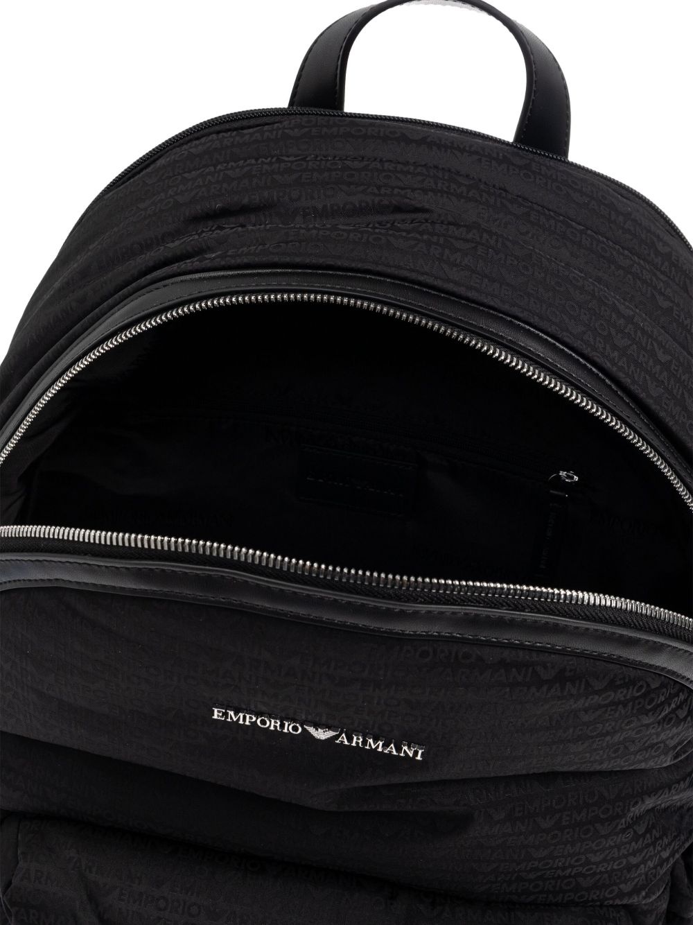 logo-plaque quilted backpack - 5