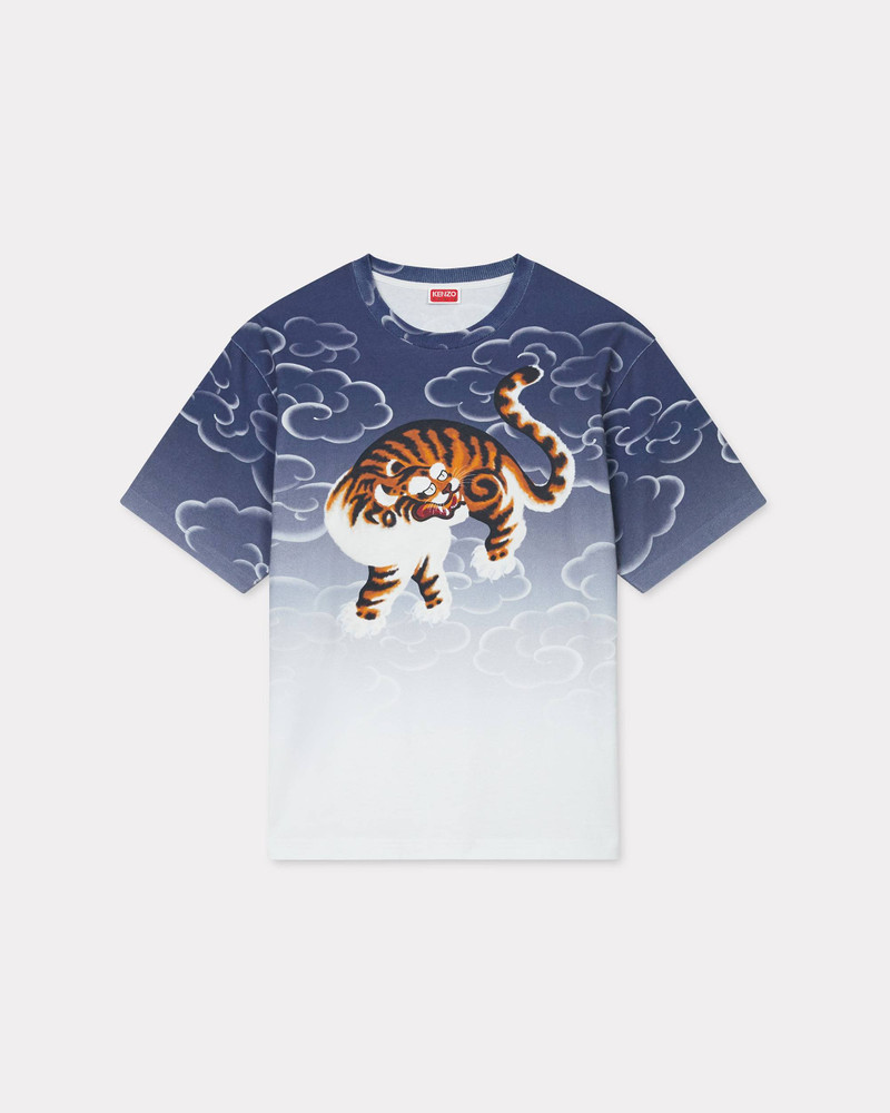'KENZO Cloud Tiger' genderless oversized T-shirt 1