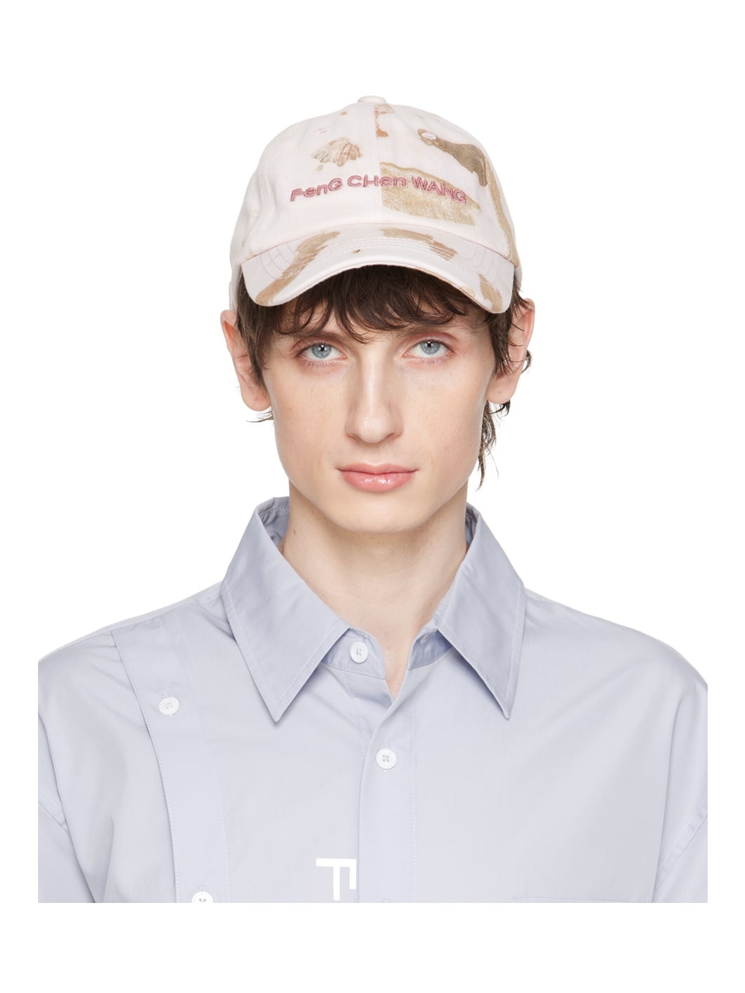 Pink Embroidered Cap - 1