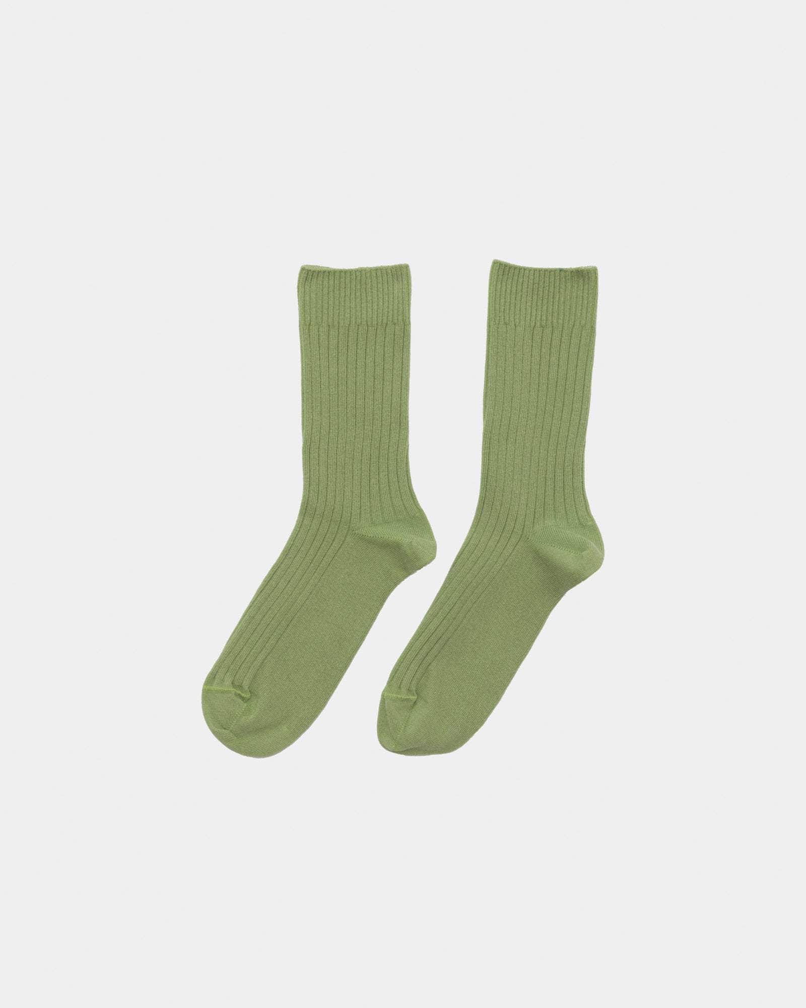 Rib Overankle Socks - Organic Cotton Rib - 4