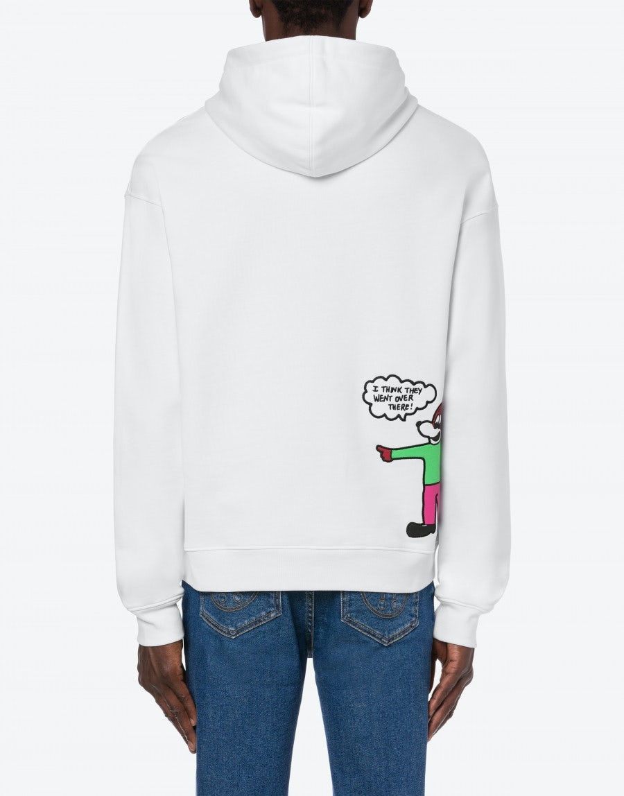 MOSCHINO COMICS CHARACTERS ORGANIC COTTON SWEATSHIRT - 3