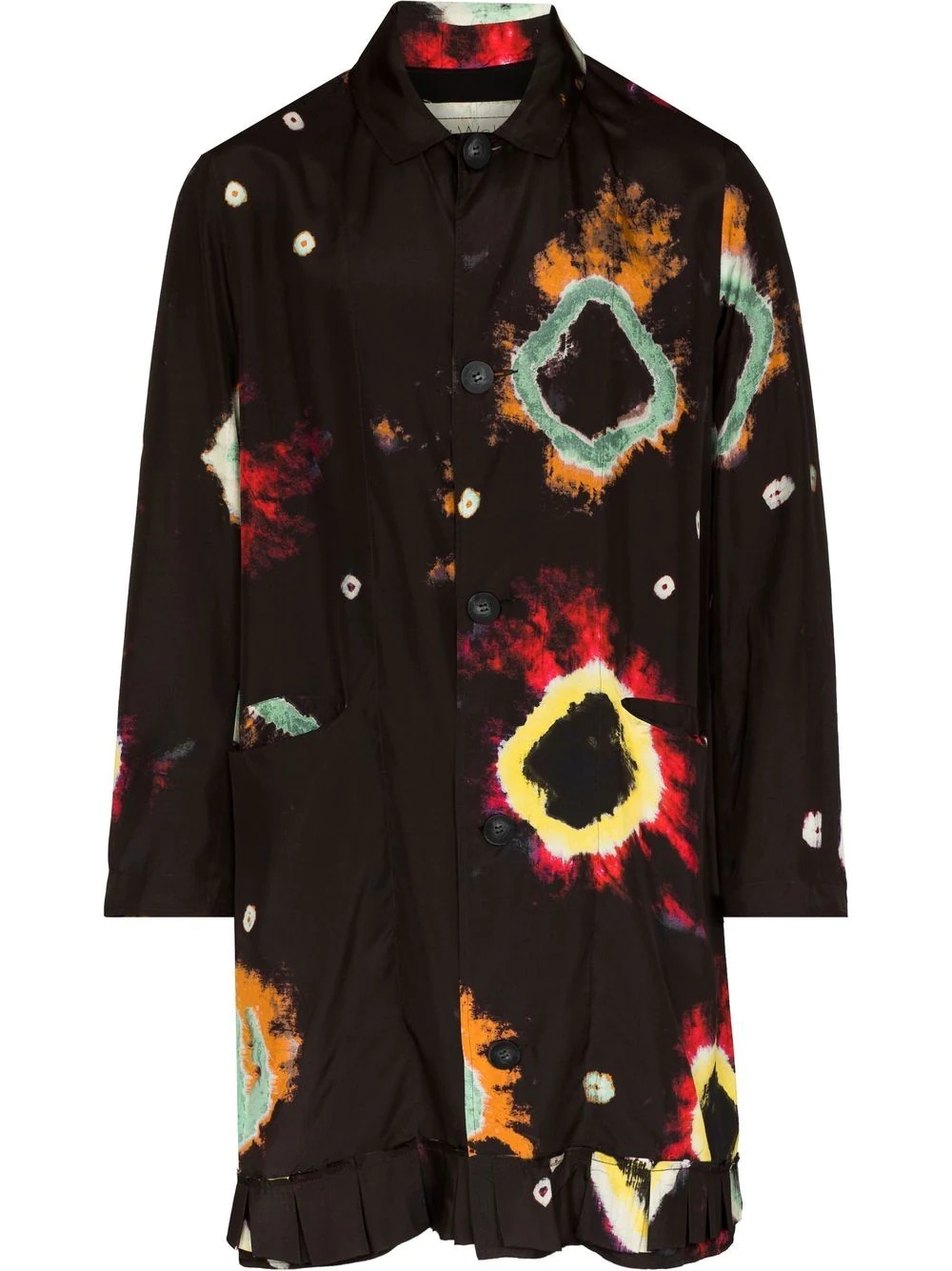 Rico tie-dye overcoat - 1