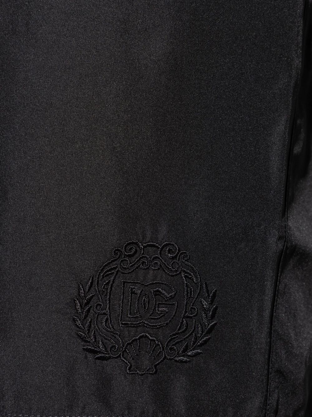 logo-embroidered swim shorts - 4