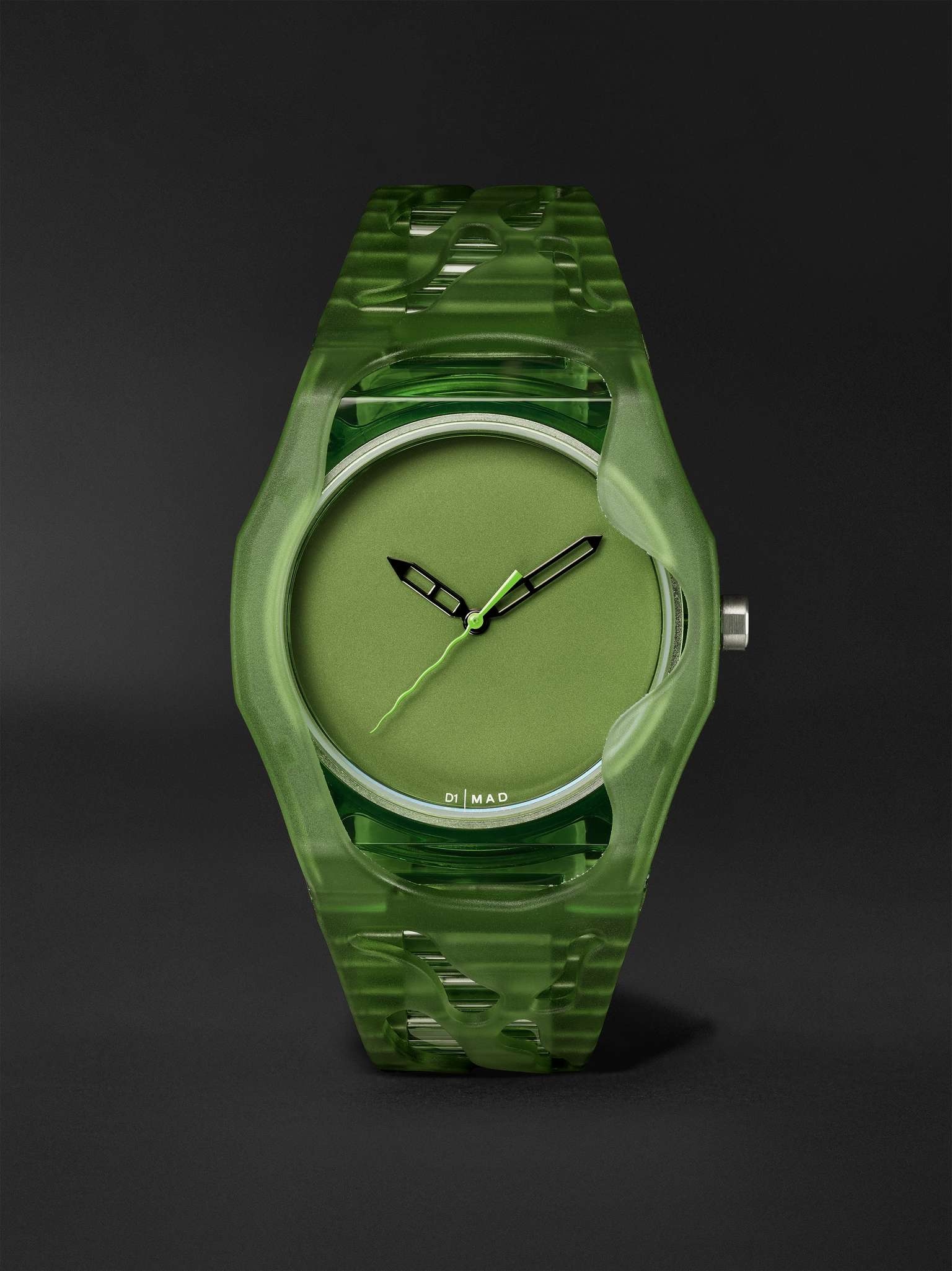 + D1 Milano Virdis Limited Edition 40mm TPU and Nylon Watch, Ref. No. MDRJ05 - 1
