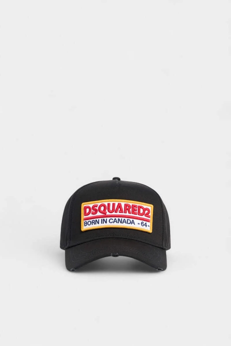 DSQUARED2 LOGO PATCH BASEBALL CAP - 1