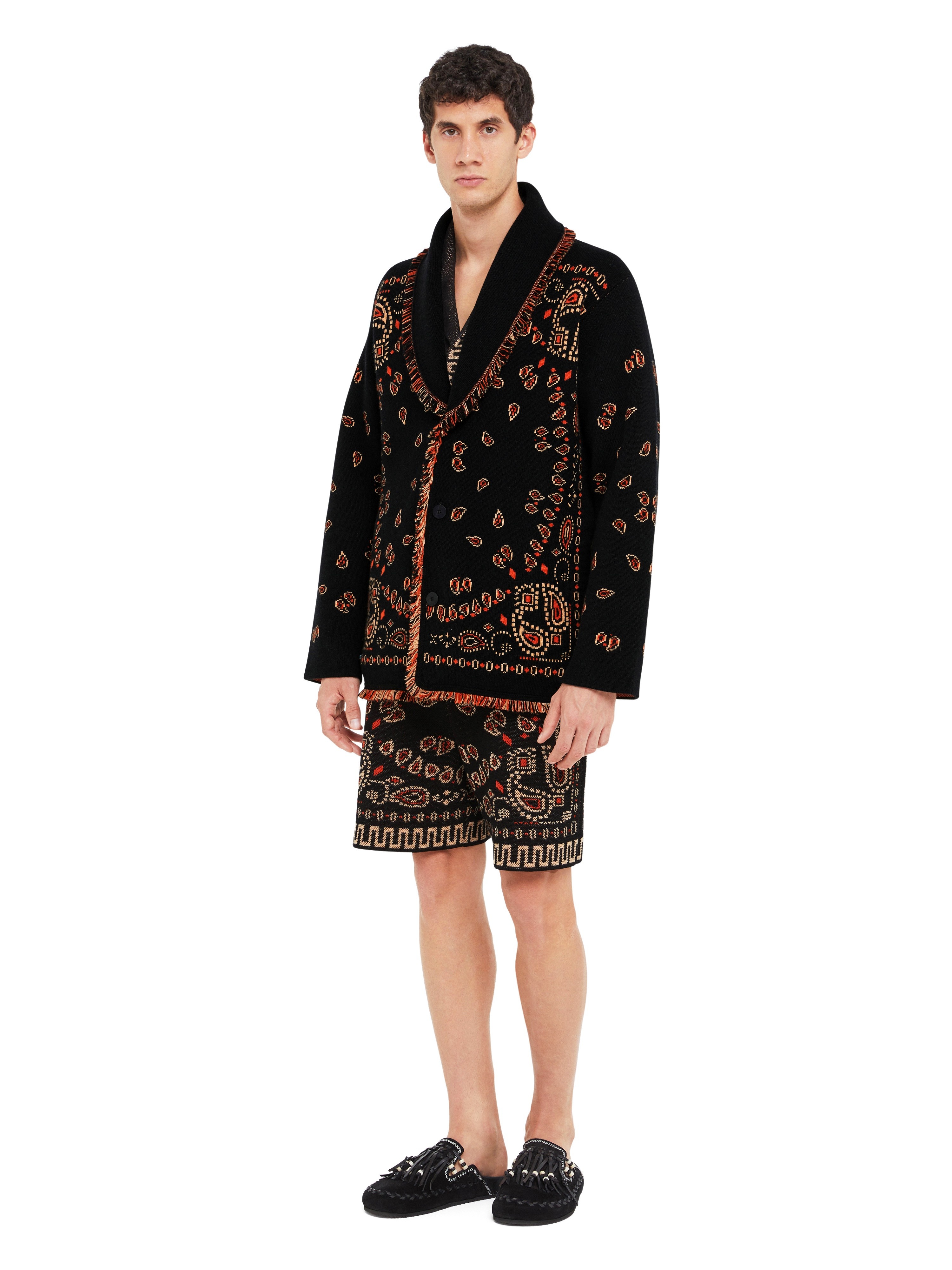 Bandana Jacquard Cardigan - 5