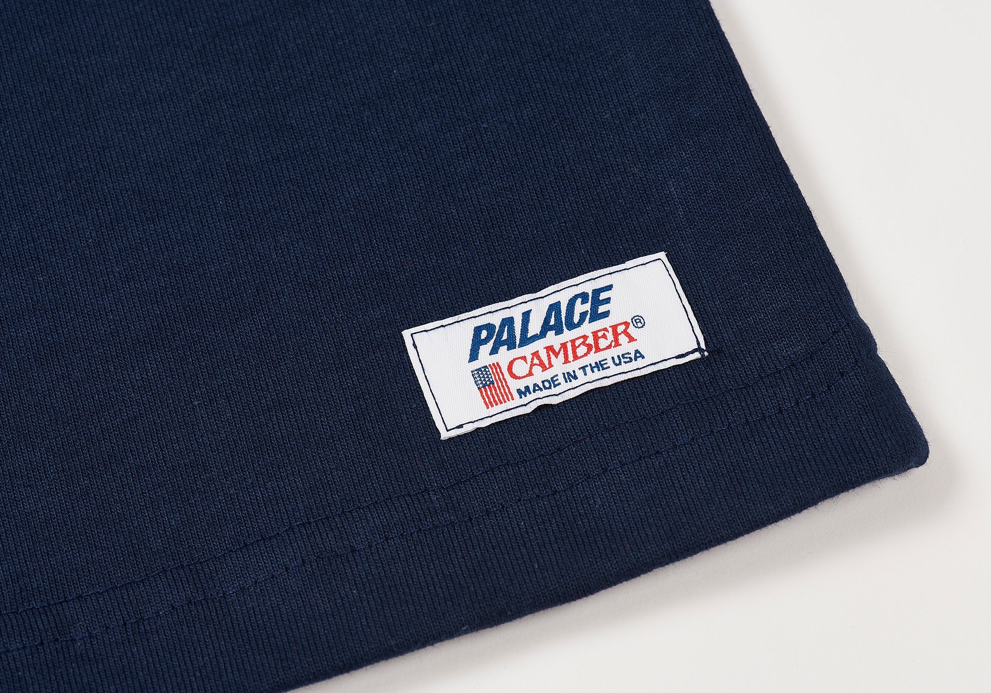 PALACE PALACE CAMBER T-SHIRT NAVY | REVERSIBLE