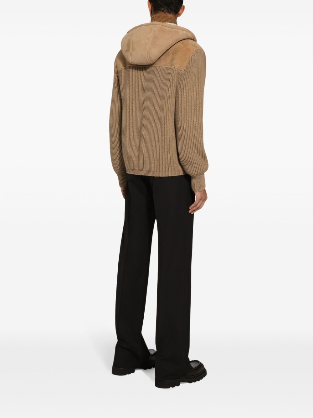 stretch-wool straight-leg trousers - 4