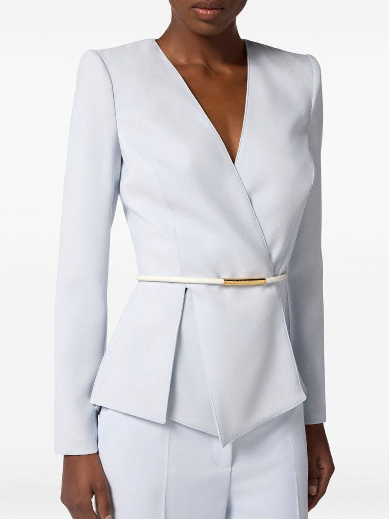 wrap belted blazer 4