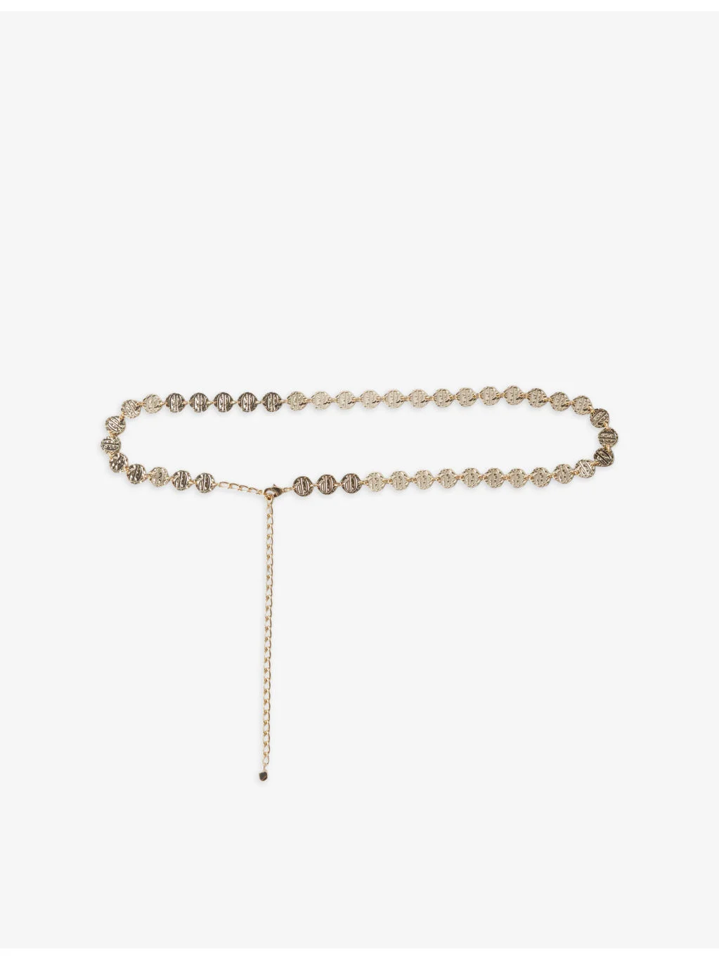 Brand-Medallion Chain Belt - 1