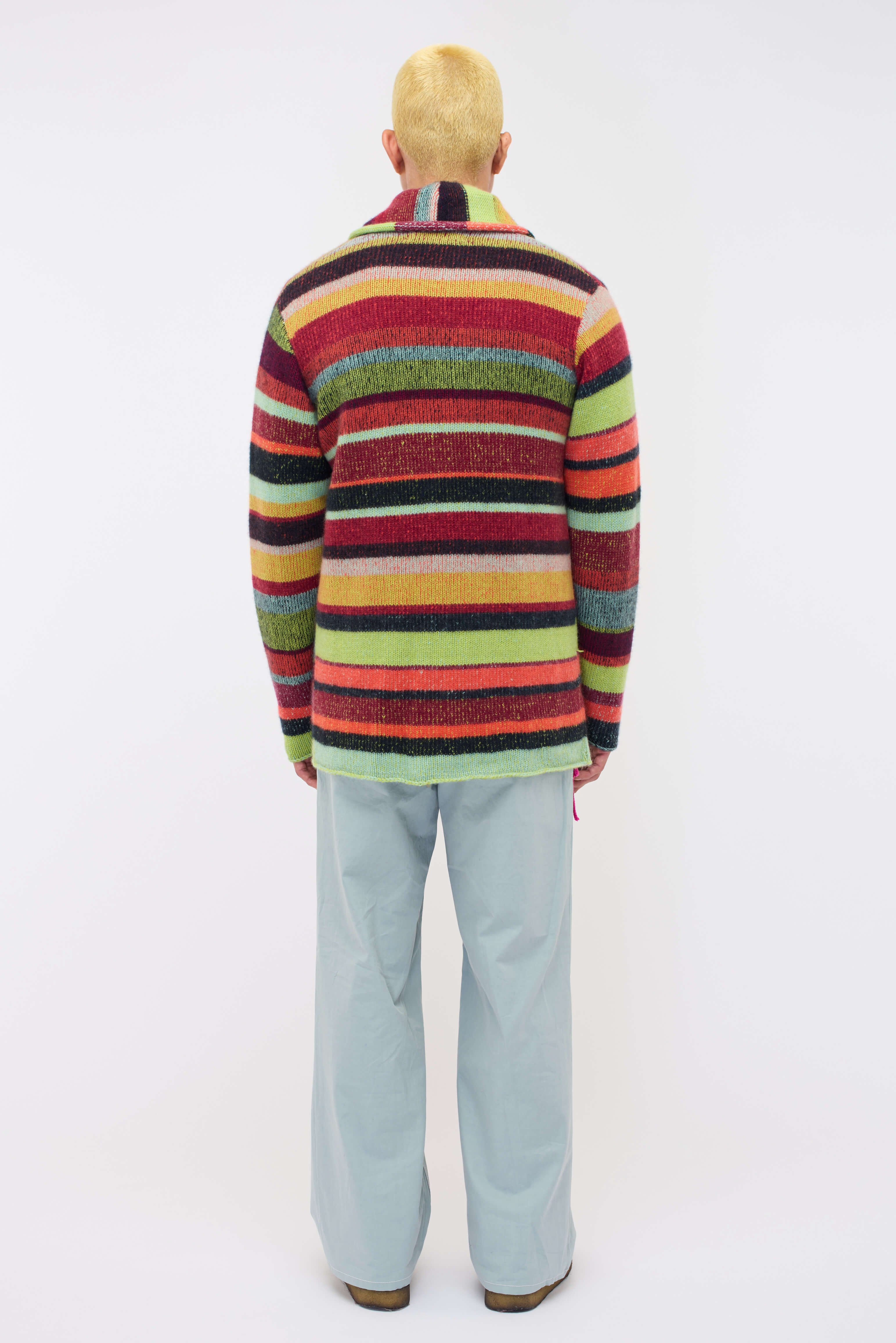 STRIPE ITALY SMOKING JACKET - 5