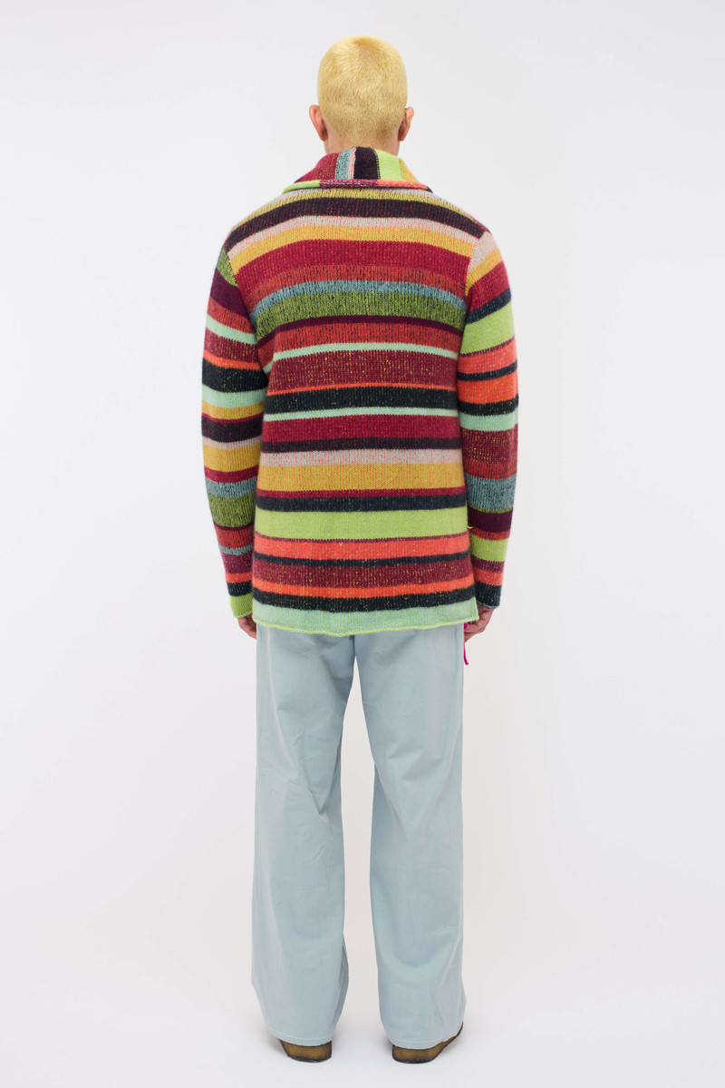 STRIPE ITALY SMOKING JACKET 5