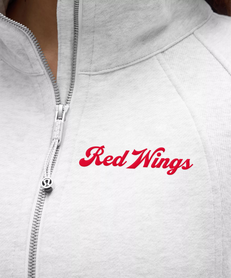 Scuba Oversized Funnel-Neck Half Zip Long *Detroit Red Wings 4
