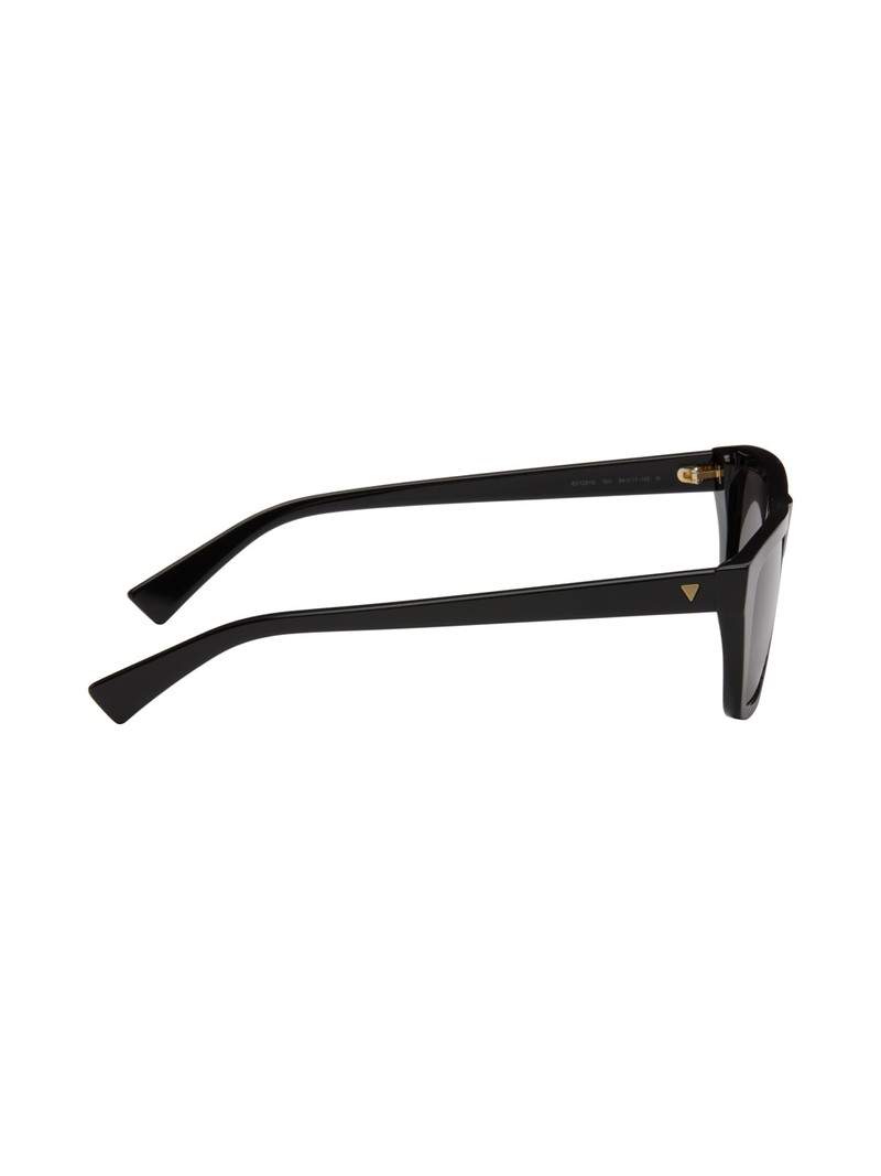 Bottega Veneta Black Rectangular Sunglasses outlook