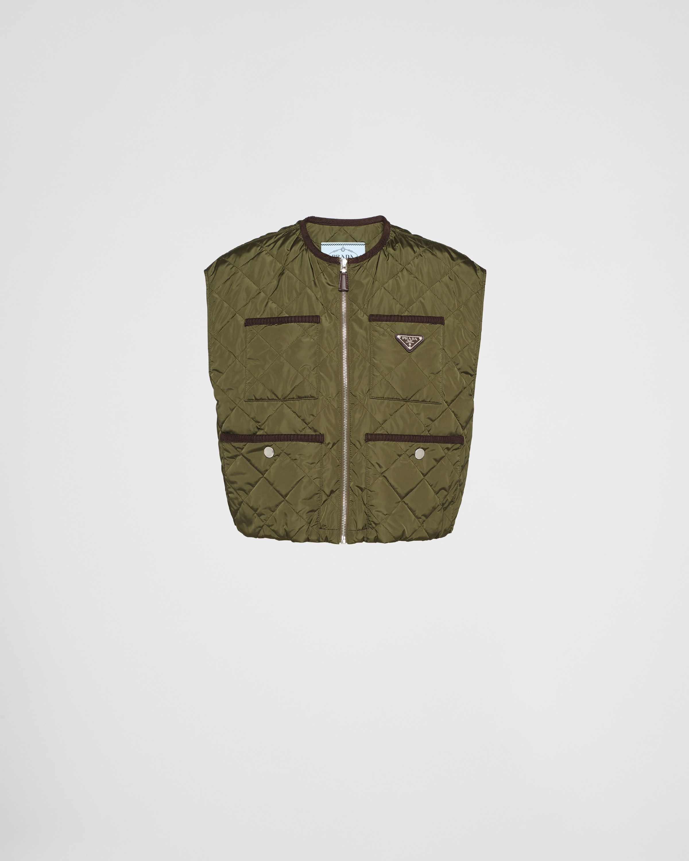 Quilted light Re-Nylon vest - 1