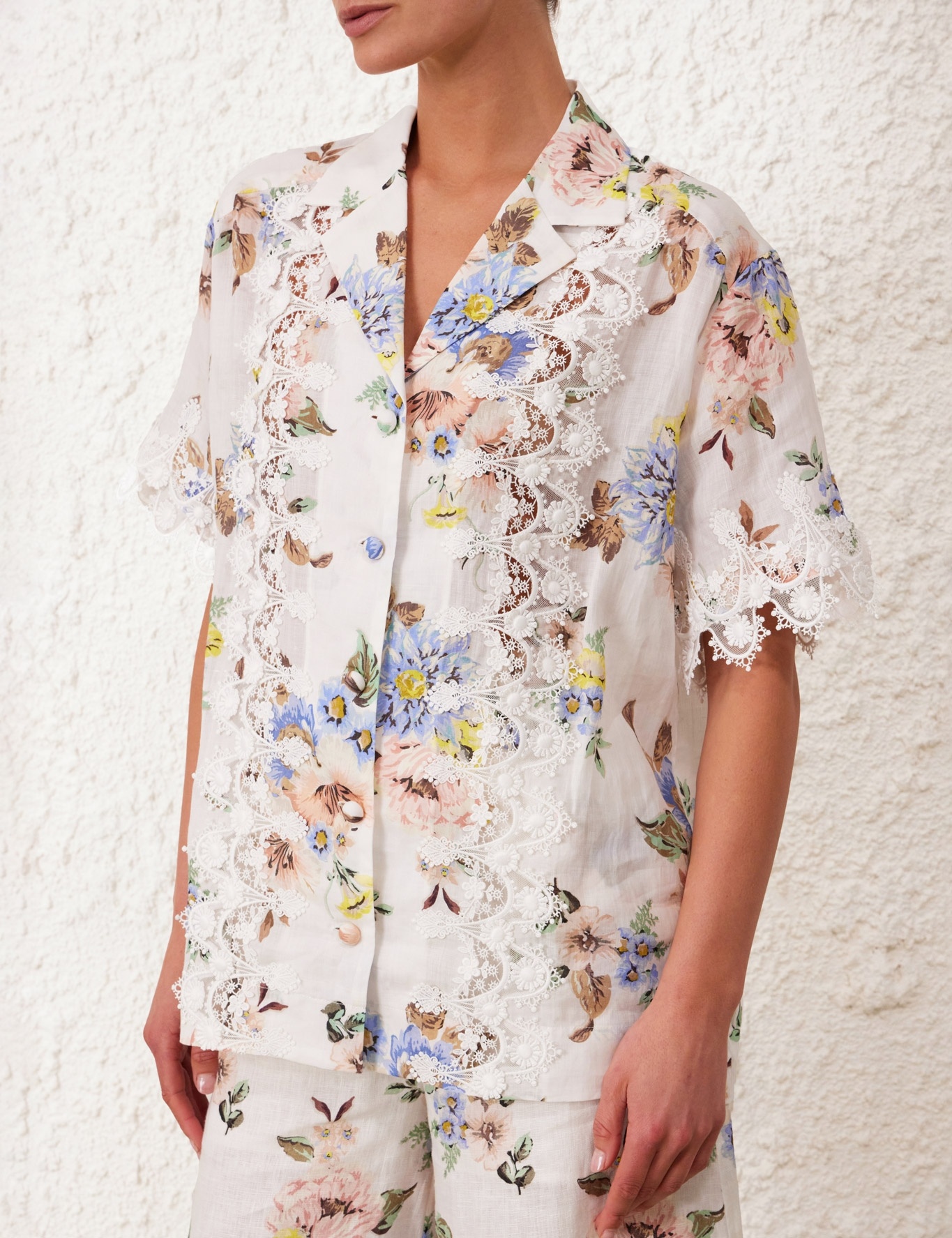 APPLIQUE OVERSIZED SHIRT - 6