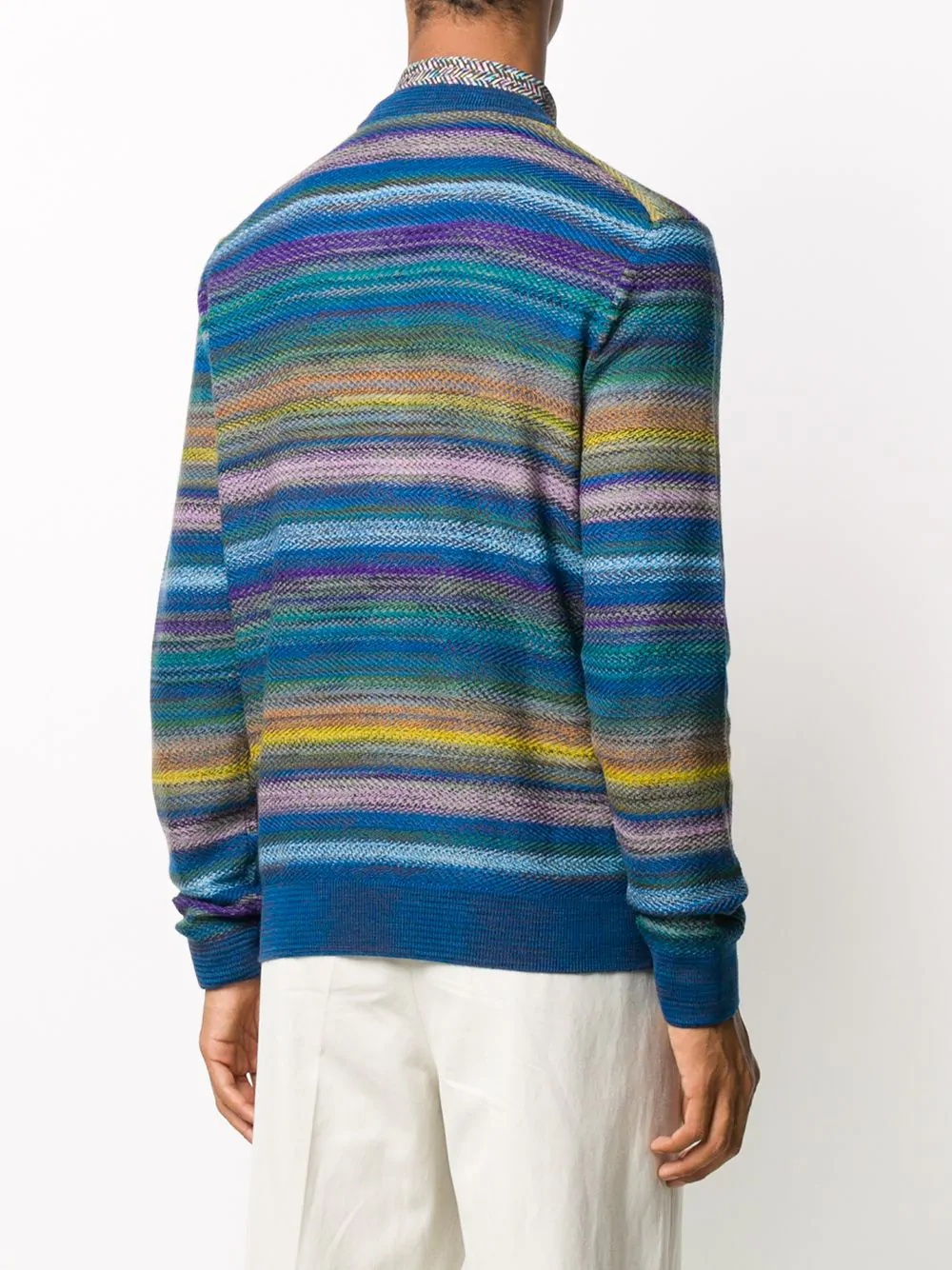 marl-knit jersey sweatshirt - 4