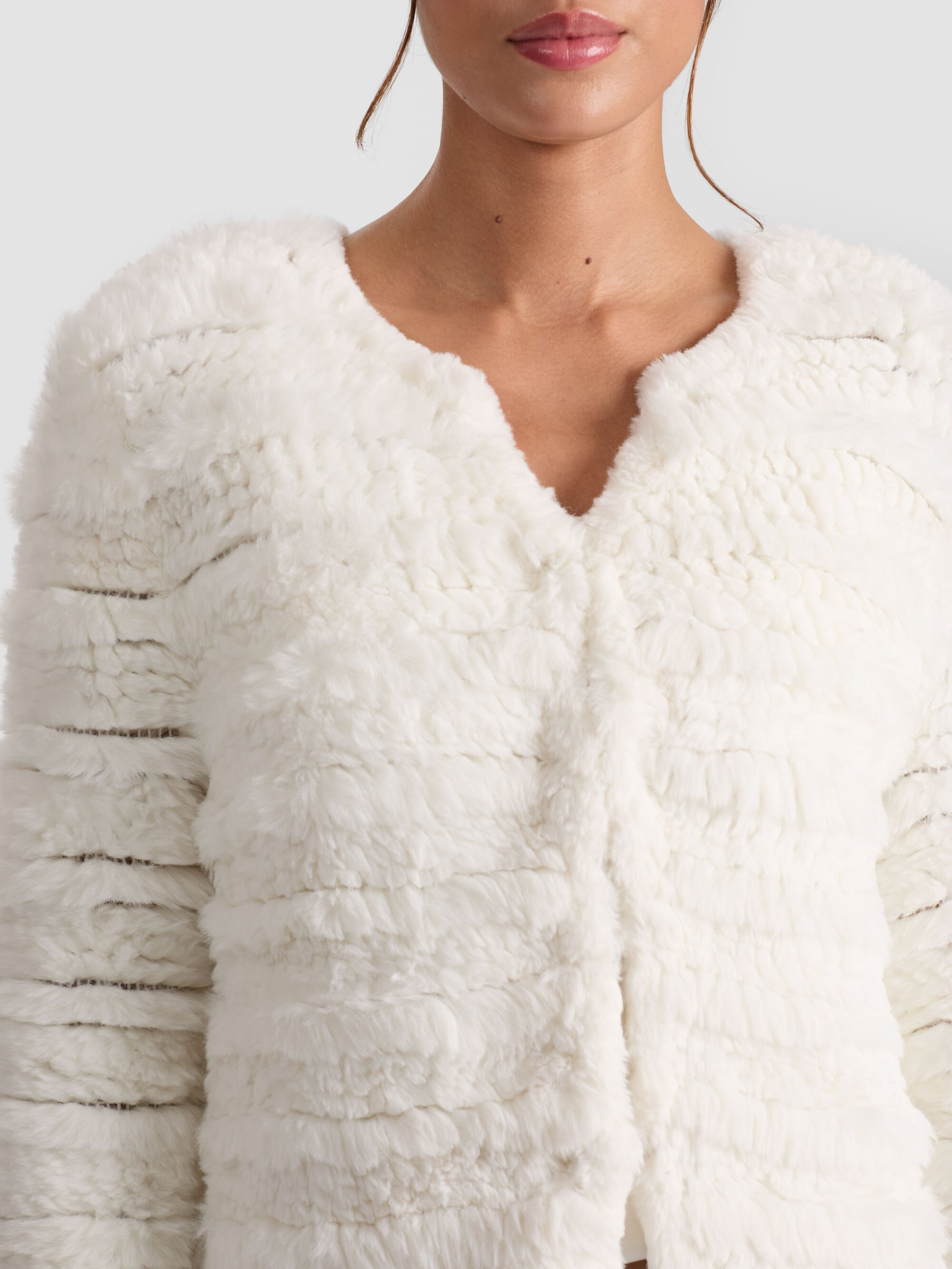 FAWN FAUX FUR JACKET - 5