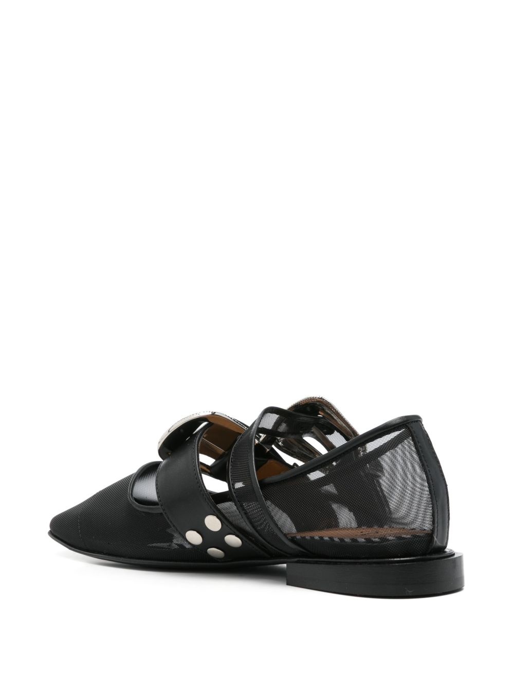 mesh ballet flat - 3