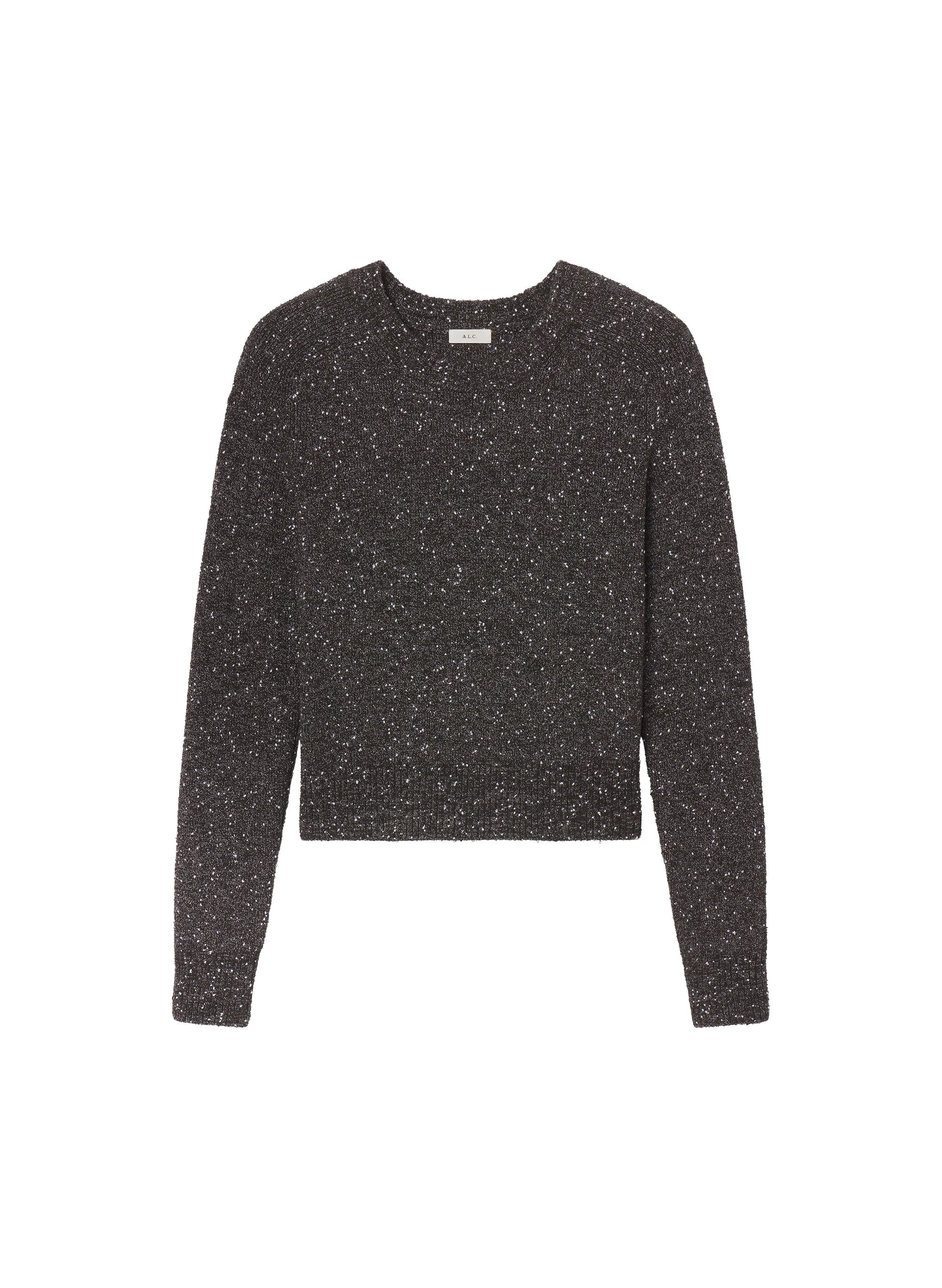 Zoe Boucle Tweed Sweater - 1