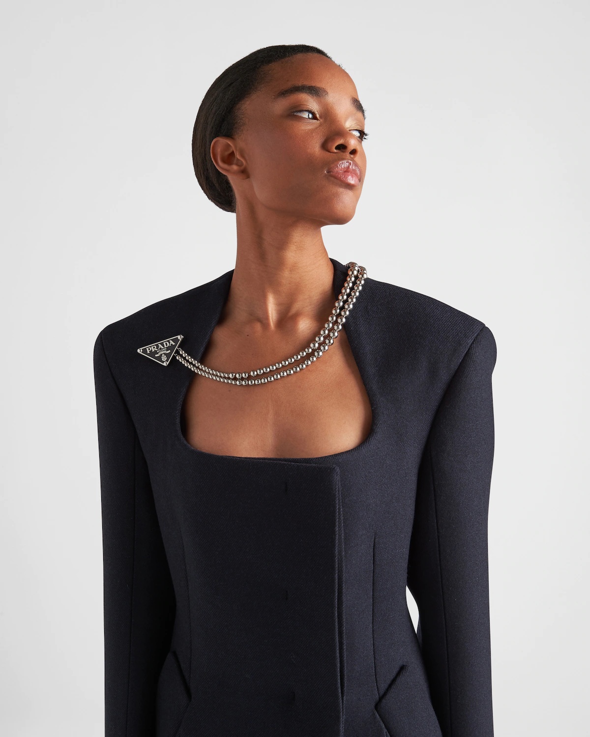 Double-breasted cloth coat - 3