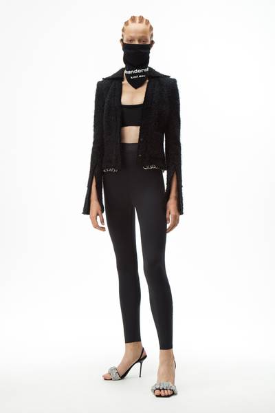 Alexander Wang COMPACT LOGO LEGGING IN STRETCH KNIT outlook