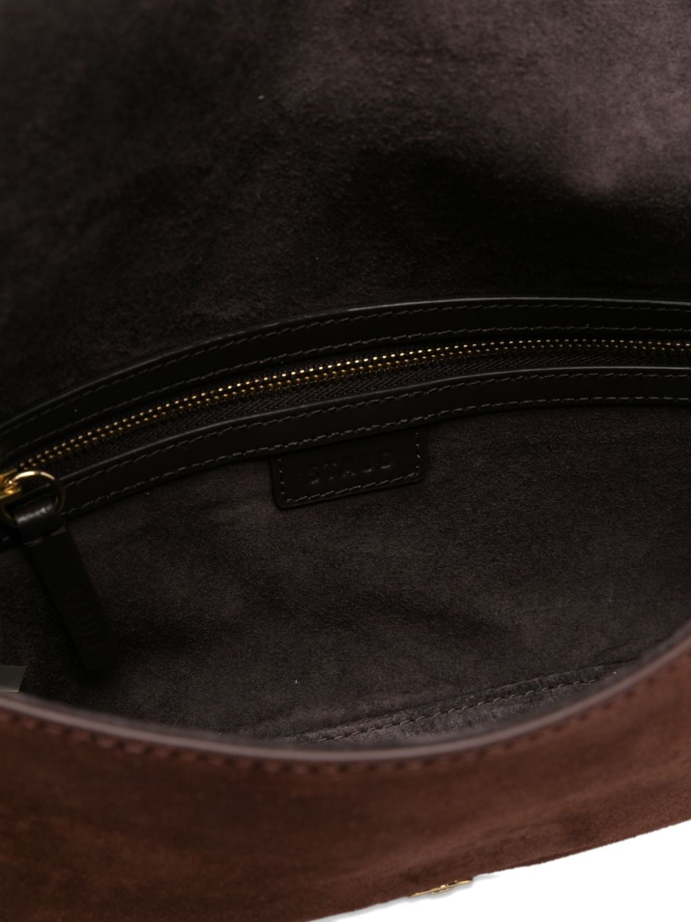 Harlow buckled suede shoulder bag - 5